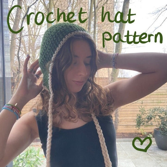 Crochet Trapper Hat Pattern (Digital Download)
