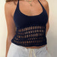 Crochet mesh tank top pattern (digital download)