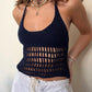 Crochet mesh tank top pattern (digital download)