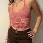 Crochet mesh tank top pattern (digital download)