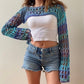 Crochet Mesh Jumper/Shrug Pattern (Digital Download)