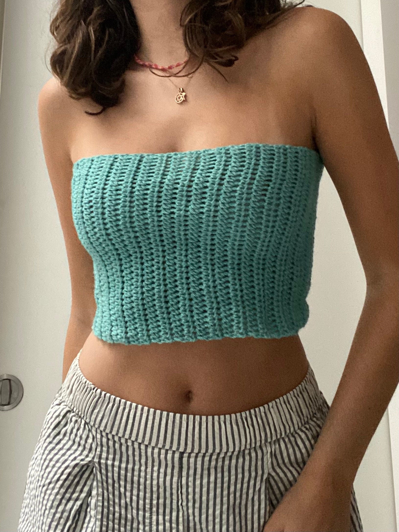 Crochet Tube Top with Cut Outs Pattern (Digital Download) –